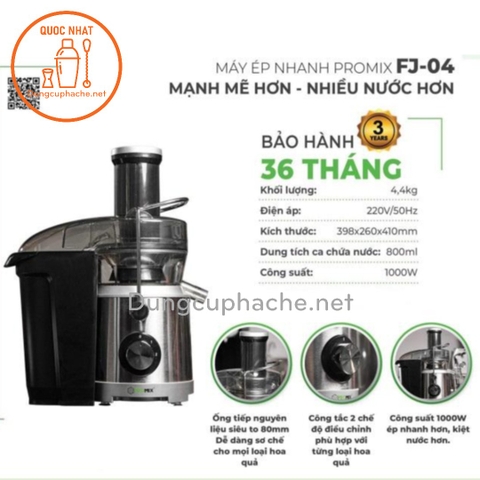 Máy ép nhanh Promix FJ-04 +8%