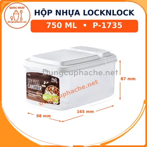 Hộp nhựa Locknlock 750ML (P-1735) - T12 +8%