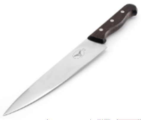 Dao bếp cán gỗ 6'' (25,2 *30 mm) FZ23 +8%