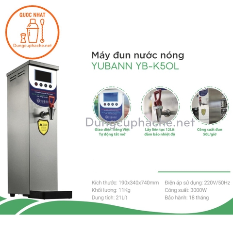 Máy đun nước nóng Yubann YB-K50L +10%