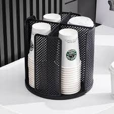 Kệ úp ly cốc XOAY 4 ngăn - T16 +8%