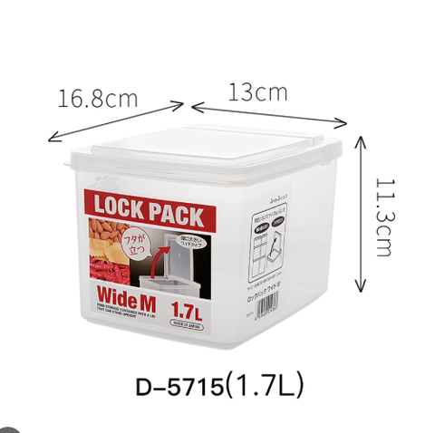 Hộp đựng thực phẩm D-5715 Lock Pack 1,7L - T48 +8%