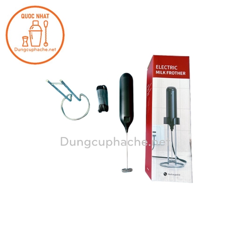 Máy đánh bọt sạc điện cao cấp KJBQ + giá sạc - T40 +10%