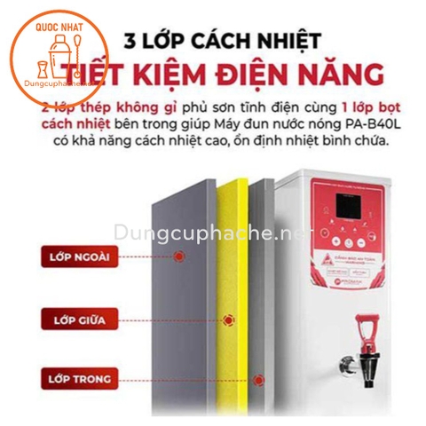 Máy đun nước nóng Promax PA-B40L +10%