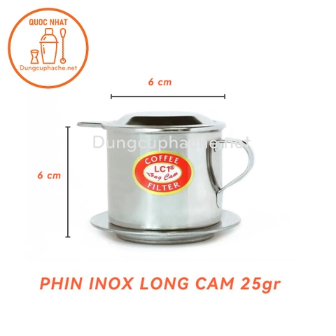 Phin inox LC lưới gài số 7 (25gr) NHỎ +8%