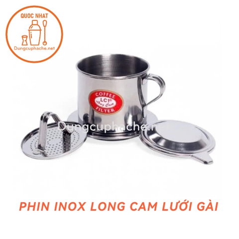 Phin inox LC lưới gài số 11 (200gr) LỚN +8%