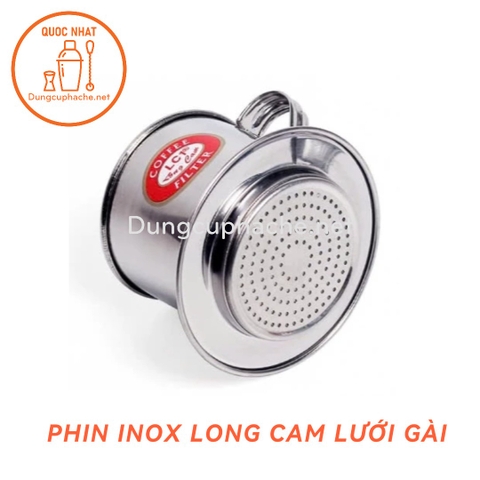 Phin inox LC lưới gài số 11 (200gr) LỚN +8%