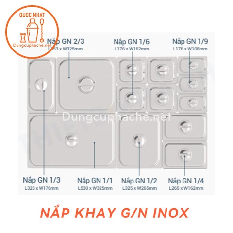 Nắp Khay G/N  1/9 (CAO CẤP) +8%