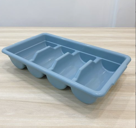 Rack đựng dao kéo 4 ngăn nhựa PP 8%