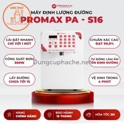 Máy định lượng đường Promax PA-S16 +8%