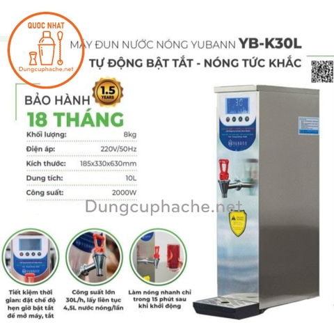Máy đun nước nóng Yubann YB-K30L +10%