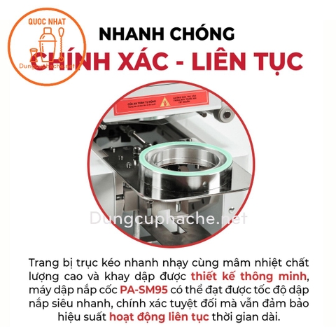 Máy dập màn ly cốc Promax SM95 +8%