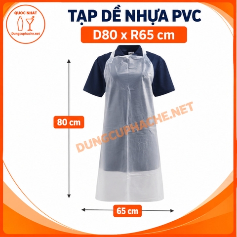 Tạp dề nhựa PVC (D80 x R65cm)+8%