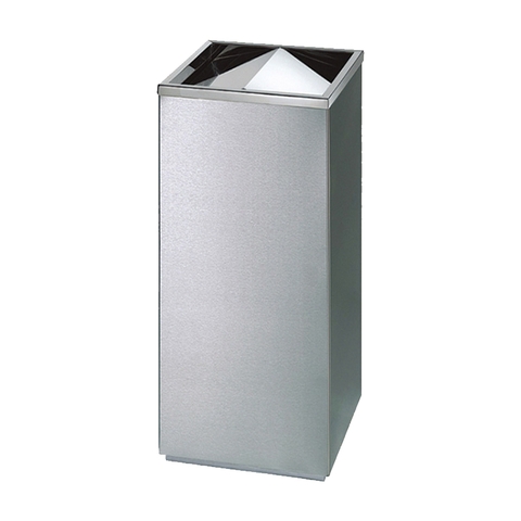 Thùng rác inox nắp lật vuông +8%