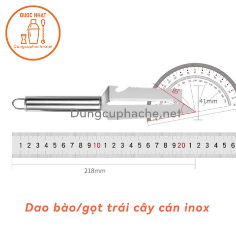 Dao bào/gọt trái cây cán inox +8%
