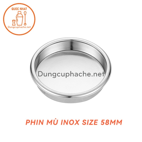 Phin mù inox size 58 mm -N