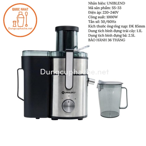 Máy ép nhanh Uniblend SS-33 +10%