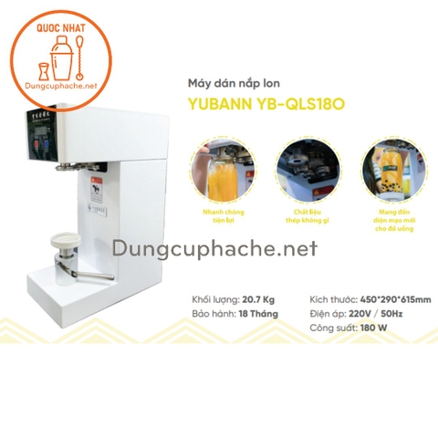 Máy dập viền nắp lon Yubann YB-QLS180 +8%