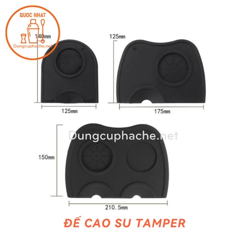 Đế cao su Tamper số 2 cỡ VỪA +8%