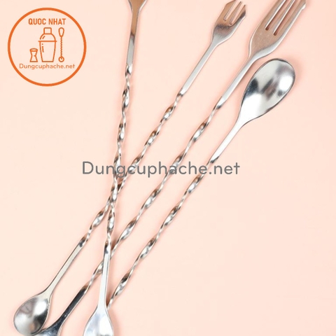 Thìa barspoon 2 đầu DÀI - 32cm +10%