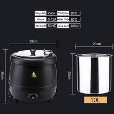 Nồi ủ trân châu vỏ gang 10 lít -K