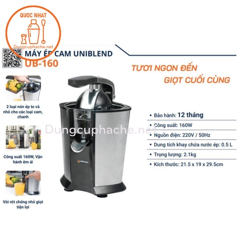 Máy ép cam Uniblend UB-160 +8%