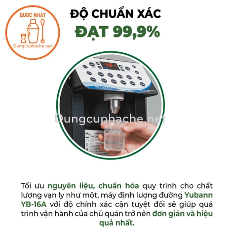 Máy định lượng đường Yubann YB-16A +8%