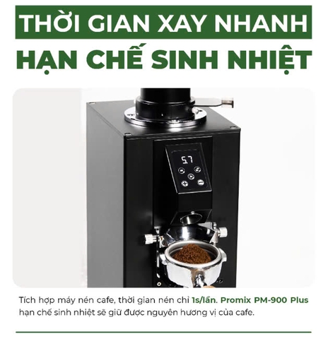 Máy xay cafe tích hợp nén Promix PM-900 Plus -10%