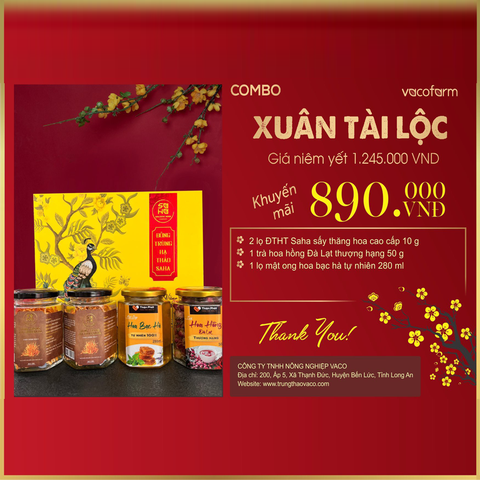 Set hộp giấy vàng - Xuân Tài Lộc