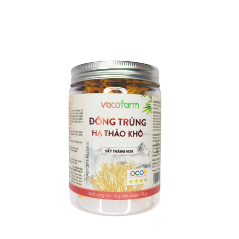 Đông trùng hạ thảo khô Vacofarm - Hũ nhựa 10g