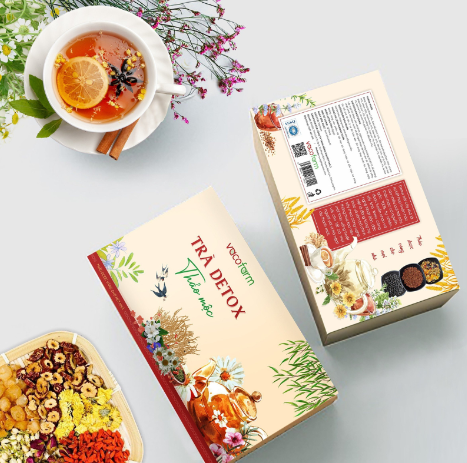 Trà Detox thảo mộc Vacofarm