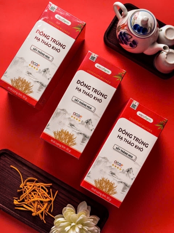 Đông trùng hạ thảo khô 50g - Hũ thủy tinh