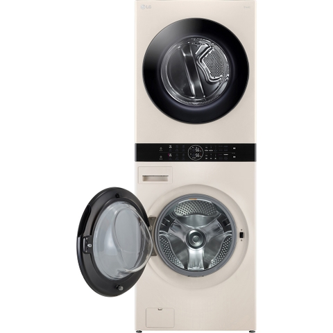 Tháp giặt sấy LG WashTower Inverter giặt 14 kg - sấy 10 kg WT1410NHE