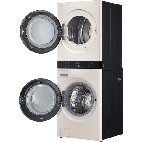 Tháp giặt sấy LG WashTower Inverter giặt 14 kg - sấy 10 kg WT1410NHE