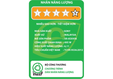 Google Tivi Mini LED Sony 4K 85 inch XR-85X95K