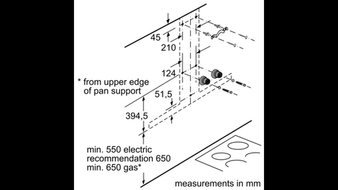 Máy hút mùi chữ T Bosch DWB77CM50 seri 6