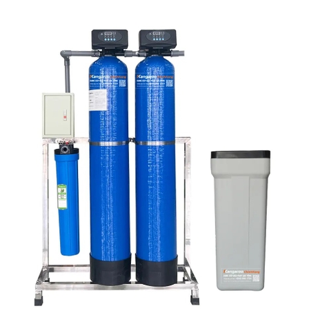 Máy lọc nước tổng đầu nguồn Kangaroo van tự động, xử lý Canxi KG1054TL2