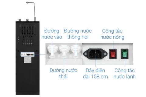 Máy lọc nước Kangaroo Hydrogen 8 lõi tích hợp nóng lạnh KG10A9I