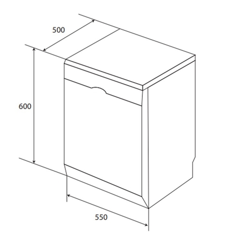 Máy rửa bát KAFF KF - SW800