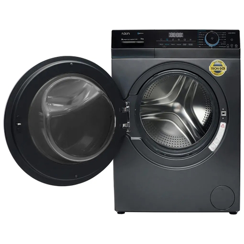 Máy Giặt Aqua Inverter lồng ngang 9 Kg AQD-D903G.BK