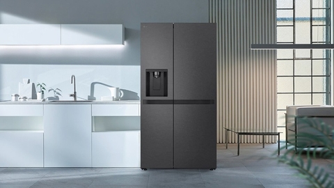 Tủ lạnh LG Inverter 641 lít Side By Side LSI63BLMA