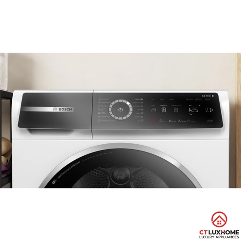 Máy sấy bơm nhiệt Bosch 9 kg WQB245B0SG