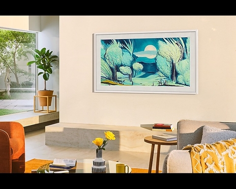 Smart Tivi Samsung khung tranh QLED 4K 55 inch 55LS03F (Mới 2025)