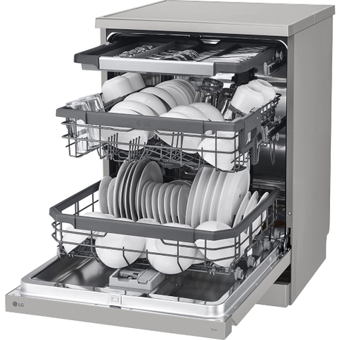 Máy rửa bát độc lập 14 bộ LG Quadwash TrueSteam LDT14SVA4