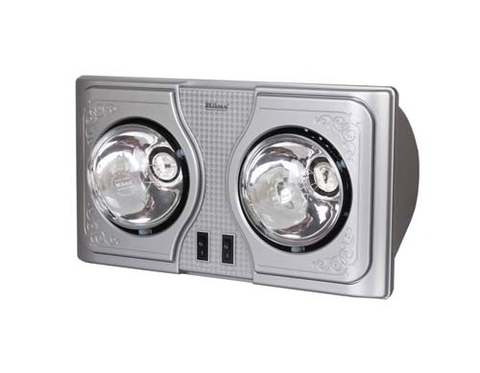 Đèn sưởi nhà tắm 2 bóng Hans H2B