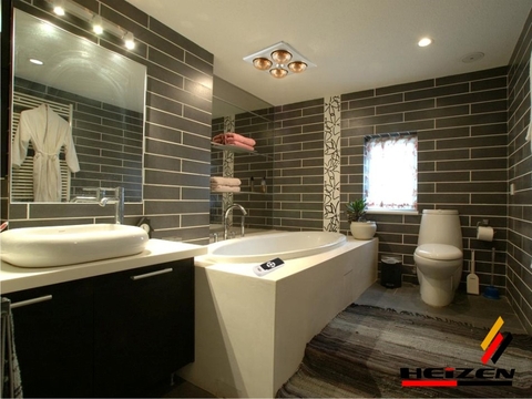 Đèn sưởi nhà tắm Heizen âm trần 4 bóng HE-4BR (điều khiển từ xa, tích hợp đèn sáng và quạt thông gió)