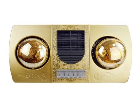 Đèn sưởi nhà tắm Kottmann 2 bóng K2B-HW-G (Tích hợp thổi gió nóng/ mát)