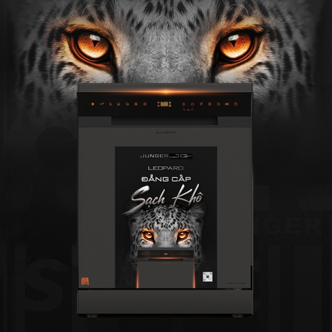 Máy rửa bát Junger 15 bộ LEOPARD DWJ-183-VG
