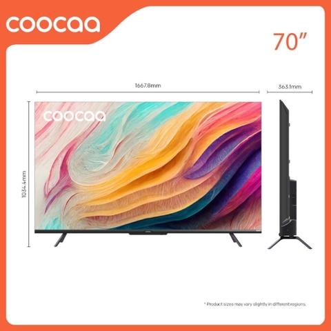 Google Tivi Coocaa 4K 70 inch 70Y72