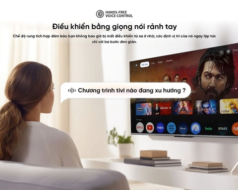 Google Tivi Coocaa 4K Qled 55 inch 65Y73 pro 2024